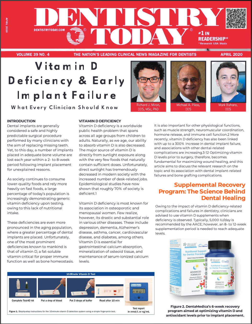 Vitamin D Deficiency and Early Implant Failure: What Every Clinician Should Know Image