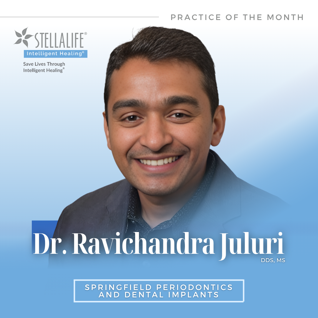 "Patients had little to no pain or discomfort when they used StellaLife.” - - Dr. Ravichandra Juluri. Image