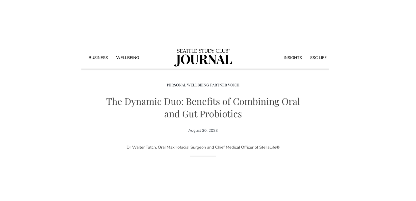 The Dynamic Duo: Benefits of Combining Oral and Gut Probiotics Image