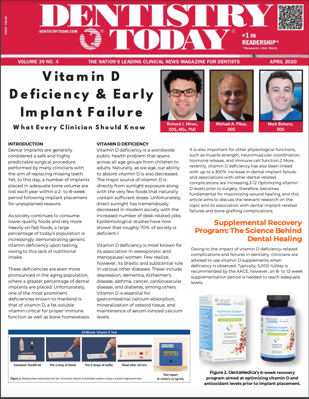 Vitamin D Deficiency and Early Implant Failure: What Every Clinician Should Know Image