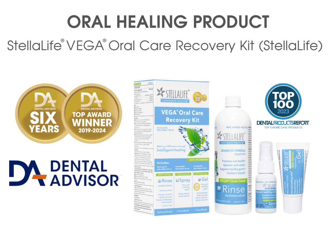 VEGA Oral Care Products Promote Healing, by Decisions in Dentistry Image