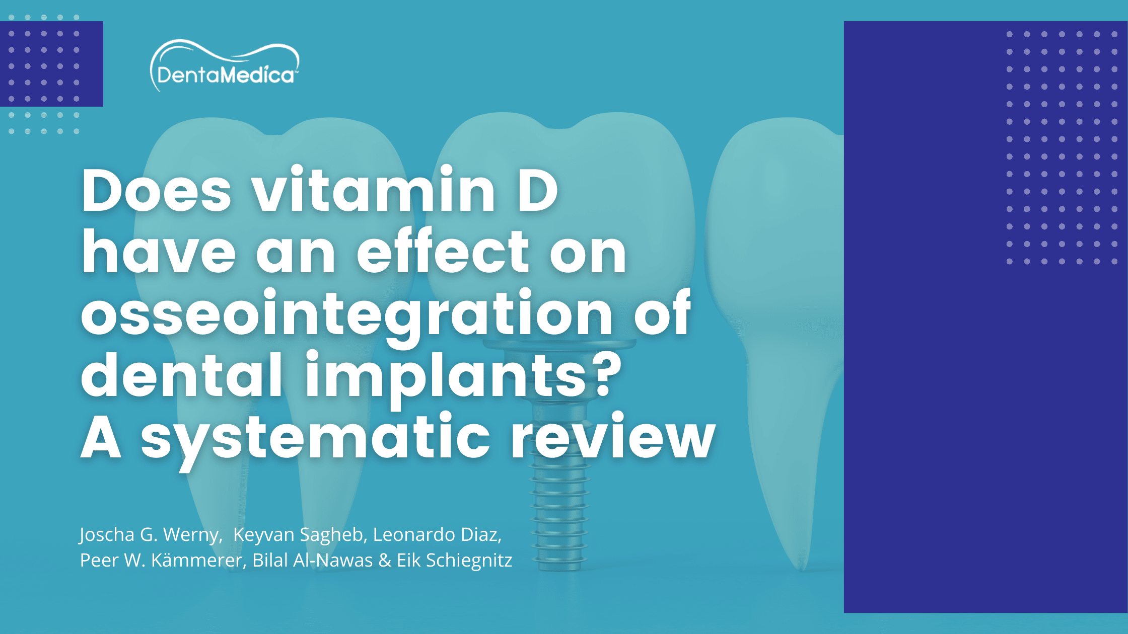 Does Vitamin D have an effect on Osseointegration of dental implants? Image