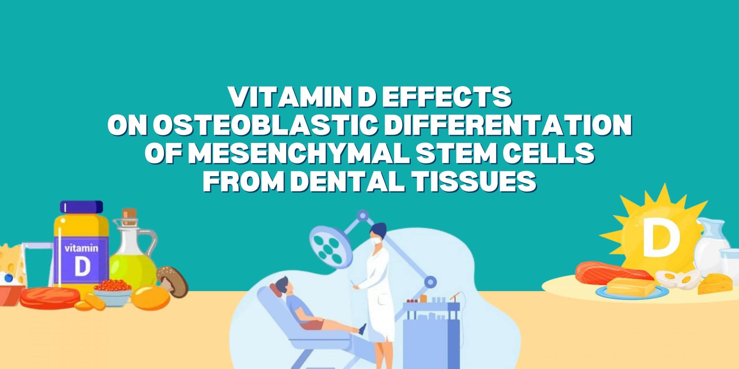 Vitamin D Effects on Osteoblastic Differentiation of Mesenchymal Stem Cells from Dental Tissues Image