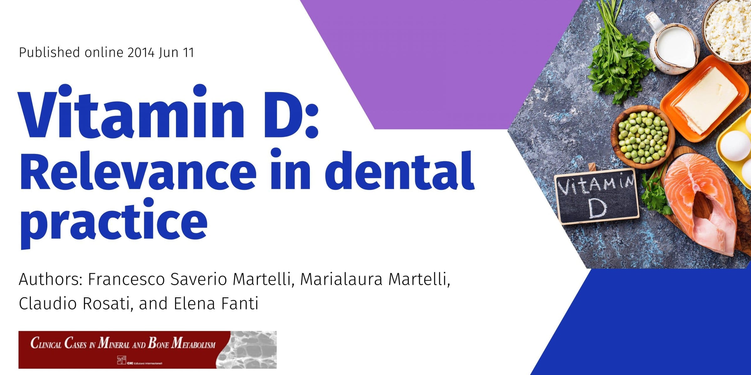 Vitamin D: Relevance in dental practice Image
