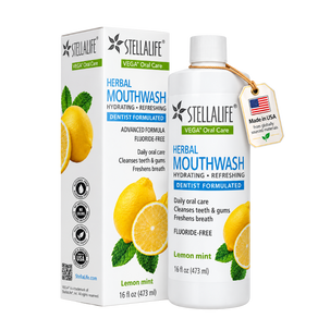 StellaLife® Wellness Herbal Lemon Mint Mouthwash (Not Professional Formula)