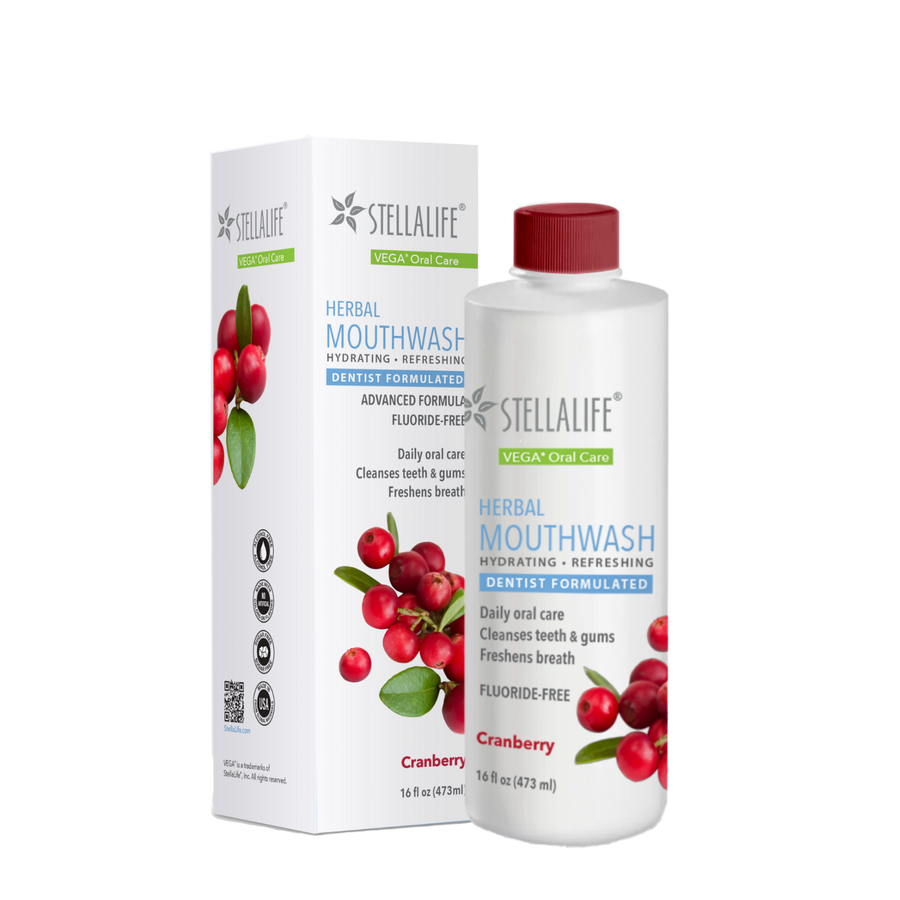 StellaLife® Wellness Herbal Cranberry Mouthwash (Not Professional Formula)
