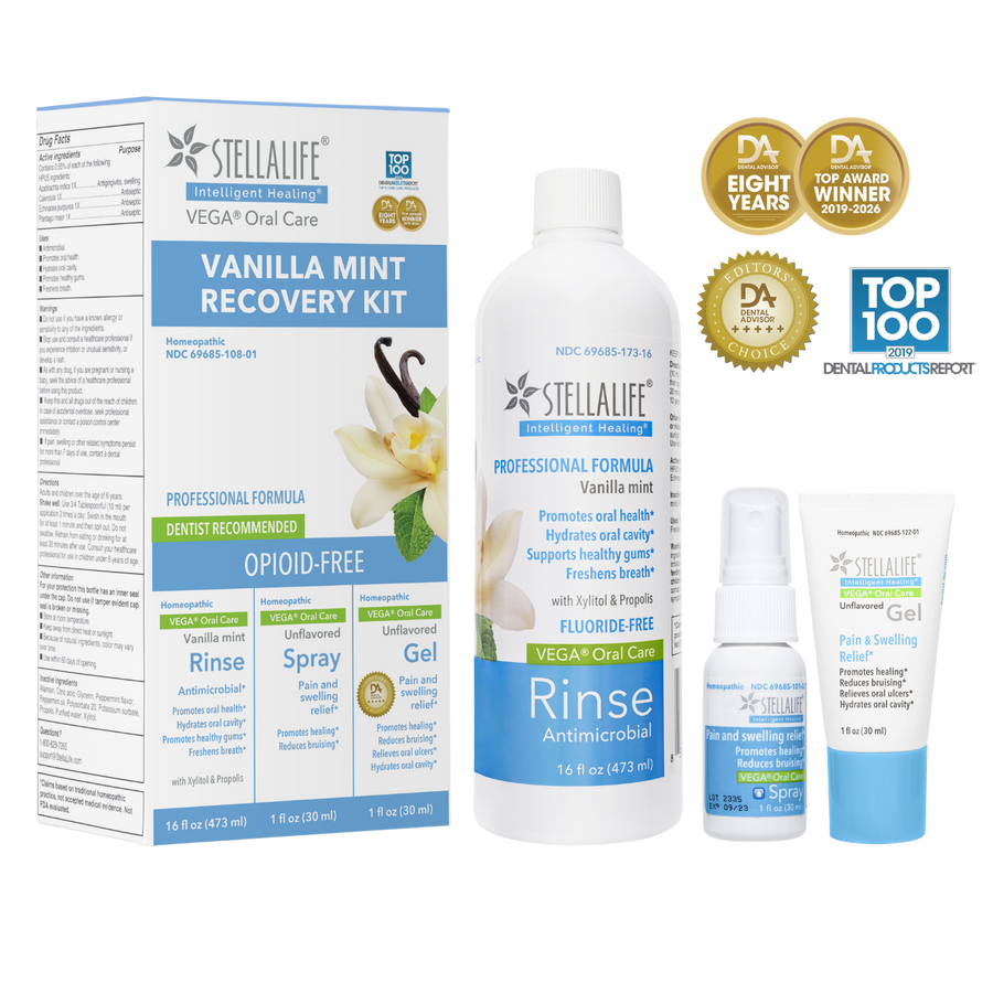 StellaLife® VEGA® Oral Care Vanilla Mint Recovery Kit